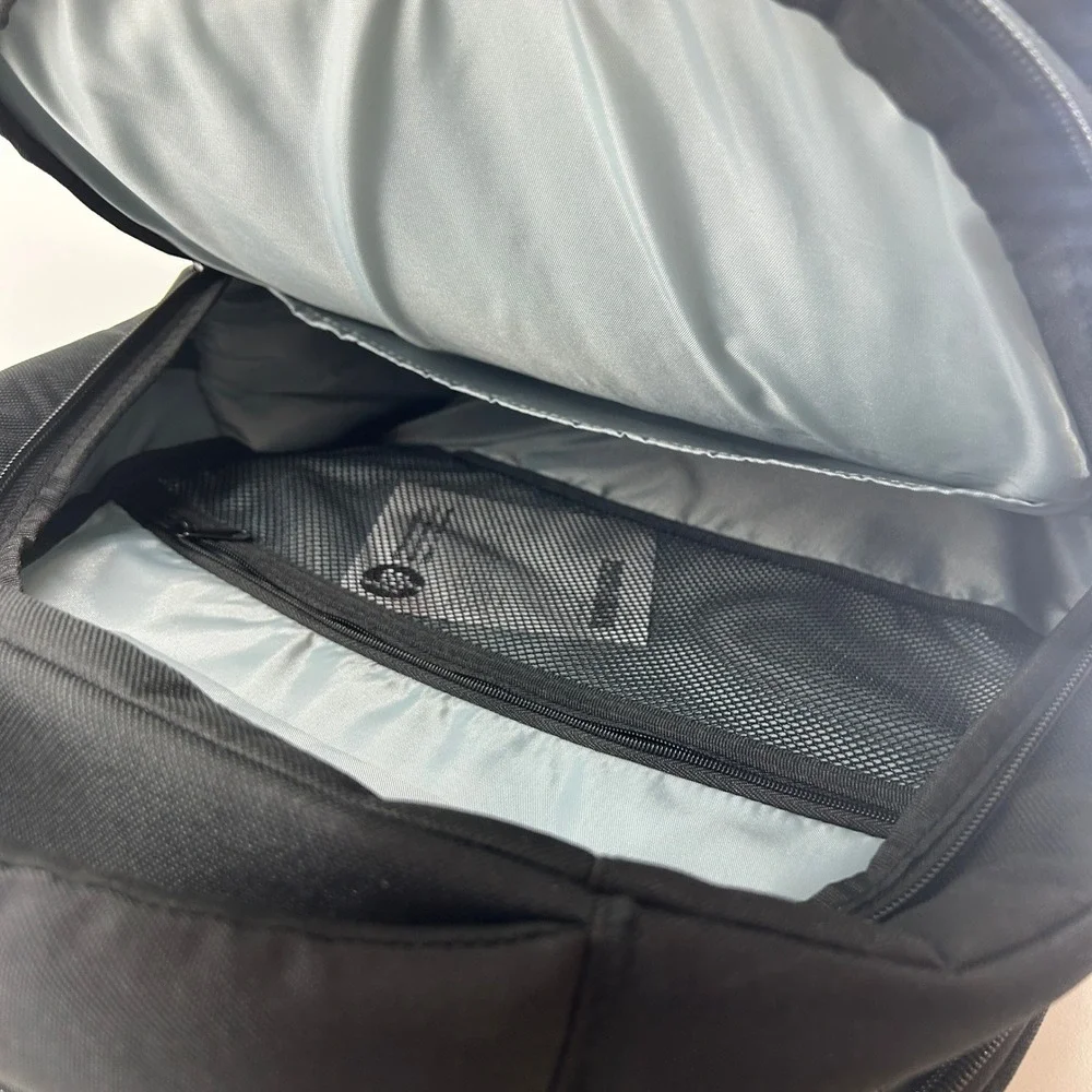 HP 17 Laptop Backpack Black RFID Blocking Business Travel Computer Bag 3E2U5AA